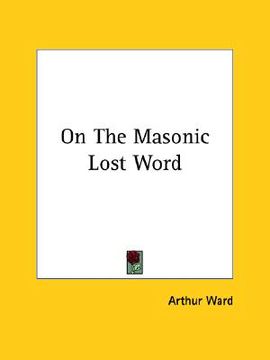 portada on the masonic lost word