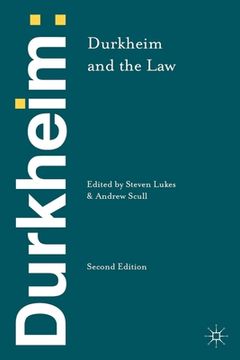 portada Durkheim and the Law (en Inglés)