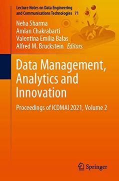 portada Data Management, Analytics and Innovation: Proceedings of Icdmai 2021, Volume 2 (en Inglés)