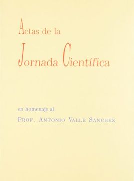 portada ACTAS DE LA JORNADA CIENTIFICA. EN HOMEN
