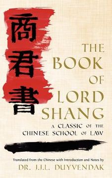 portada the book of lord shang (en Inglés)