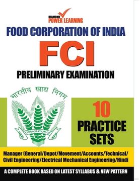 portada Food Corporation of India (FCI), Preliminary Examination 2019, in English (MANAGER) 10 PTP, English, Numerical Ability & Reasoning Ability