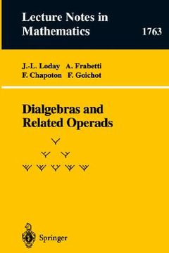 portada dialgebras and related operads (en Inglés)