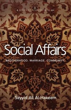 portada Social Affairs: Brotherhood. Marriage. Community. (en Inglés)