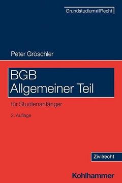 portada BGB Allgemeiner Teil: Fur Studienanfanger (in German)
