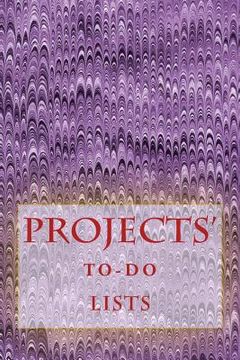 portada Projects' To-Do Lists: Stay Organized (100 Projects) (in English)