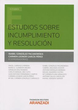 portada Estudios Sobre Incumplimiento y Resolución