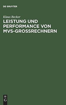portada Leistung und Performance von Mvs-Grossrechnern (en Alemán)