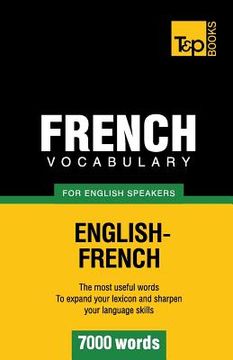 portada French vocabulary for English speakers - 7000 words (in English)