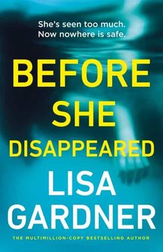 portada Before she Disappeared: From the Bestselling Thriller Writer (en Inglés)