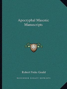 portada apocryphal masonic manuscripts