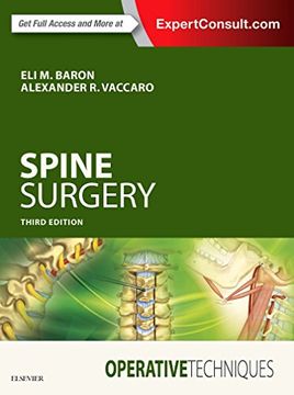 portada Operative Techniques: Spine Surgery, 3e (en Inglés)