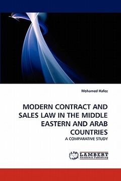portada modern contract and sales law in the middle eastern and arab countries (in English)