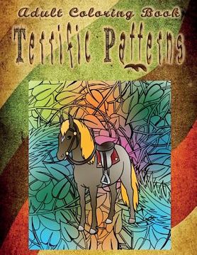 portada Adult Coloring Book Terrific Patterns: Mandala Coloring Book (en Inglés)