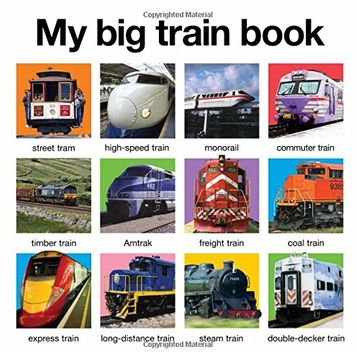 portada My Big Train Book (My Big Board Books) (en Inglés)