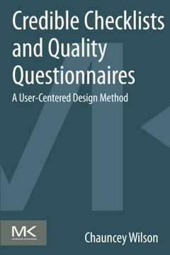 portada Credible Checklists and Quality Questionnaires: A User-Centered Design Method 