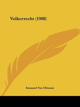 portada volkerrecht (1908) (en Inglés)