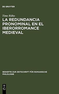 portada La Redundancia Pronominal en el Iberorromance Medieval