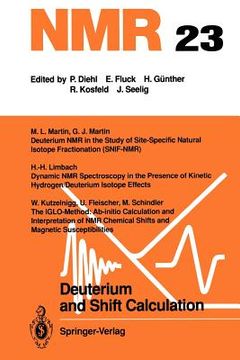 portada deuterium and shift calculation (en Inglés)