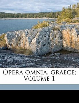 portada Opera omnia, graece; Volume 1