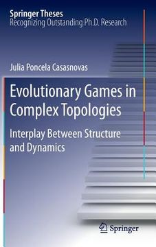portada evolutionary games in complex topologies (in English)