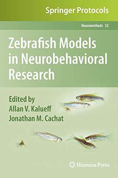 portada Zebrafish Models in Neurobehavioral Research (en Inglés)
