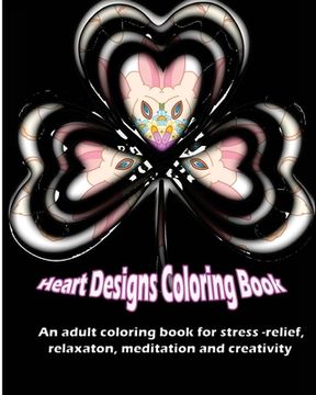 portada Heart Designs Coloring Book (en Inglés)