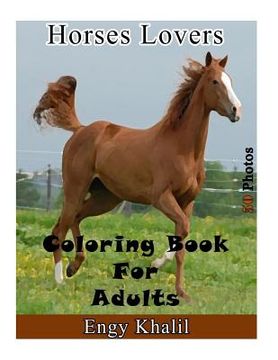 portada Coloring Book For Adults: Horse Coloring Book For Adults (en Inglés)