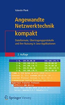portada Angewandte Netzwerktechnik Kompakt: Dateiformate, Übertragungsprotokolle und Ihre Nutzung in Java-Applikationen