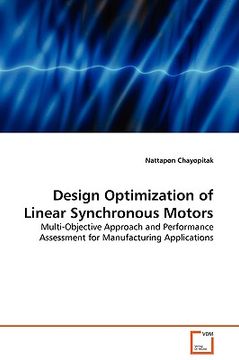portada design optimization of linear synchronous motors (en Inglés)