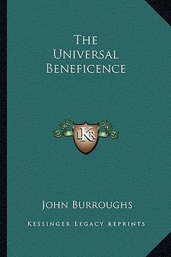 portada the universal beneficence (in English)