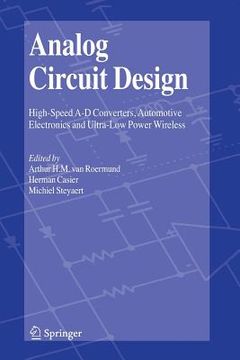 portada Analog Circuit Design: High-Speed A-D Converters, Automotive Electronics and Ultra-Low Power Wireless (en Inglés)