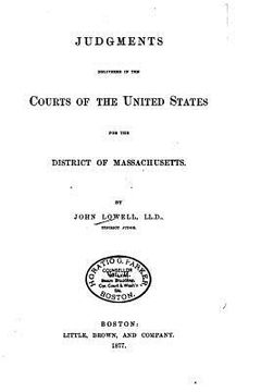 portada Judgments Delivered in the Courts of the United States (en Inglés)