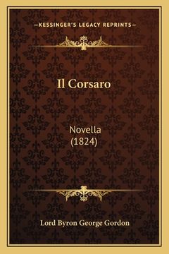portada Il Corsaro: Novella (1824) (in Italian)