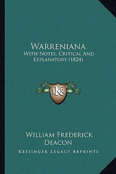 portada warreniana: with notes, critical and explanatory (1824)