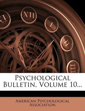 portada psychological bulletin, volume 10...