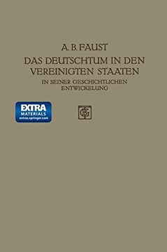 portada Das Deutschtum in den Vereinigten Staaten: In Seiner Geschichtlichen Entwickelung (German Edition)