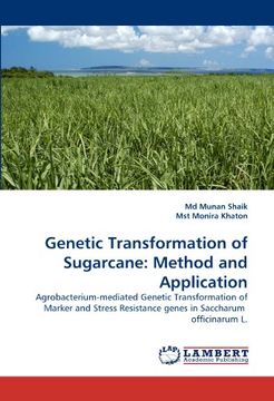 portada genetic transformation of sugarcane: method and application (en Inglés)