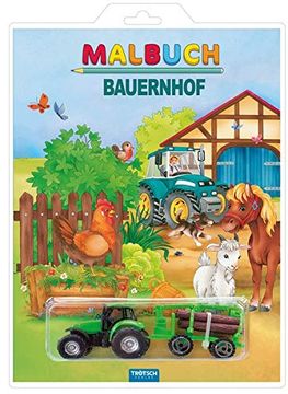 portada Malbuch "Bauernhof": Mit 2 Spielzeugen (Malbücher mit. , Band 1) (en Alemán)