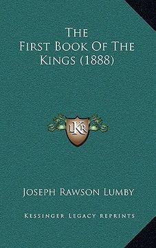 portada the first book of the kings (1888) (in English)
