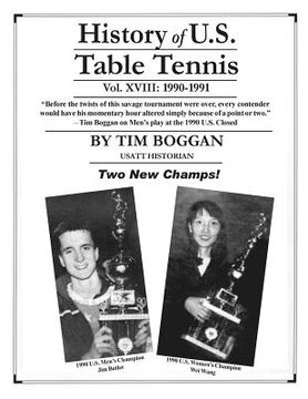 portada History of U.S. Table Tennis Volume 18 (en Inglés)