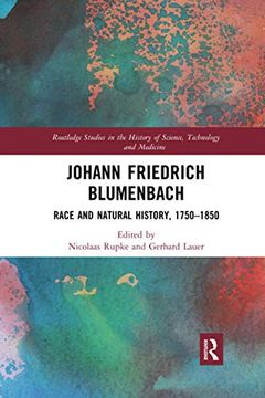 portada Johann Friedrich Blumenbach (Routledge Studies in the History of Science, Technology and Medicine) (en Inglés)