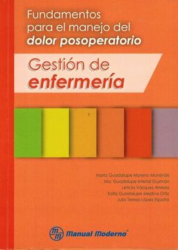 portada Fundamentos Para el Manejo del Dolor Posoperatorio. Gestion de Enfermeria (in Spanish)