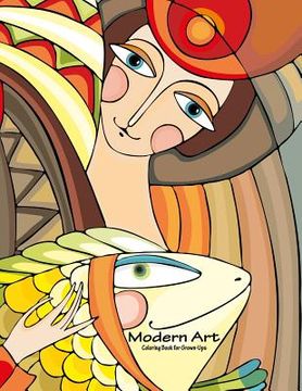 portada Modern Art Coloring Book for Grown-Ups 1 (en Inglés)