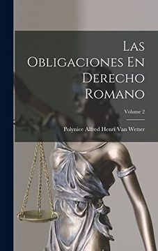 portada Las Obligaciones en Derecho Romano; Volume 2