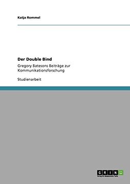 portada Der Double Bind (German Edition)
