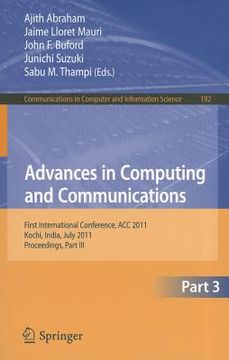 portada advances in computing and communications, part 3: first international conference, acc 2011, kochi, india, july 22-24, 2011, proceedings, part iii