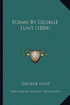 portada poems by george lunt (1884)