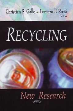 portada recycling: new research (en Inglés)