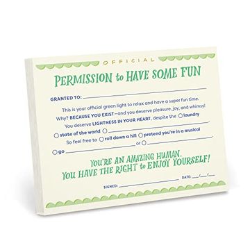 portada Em & Friends Permission to Have Some fun Note pad (in English)